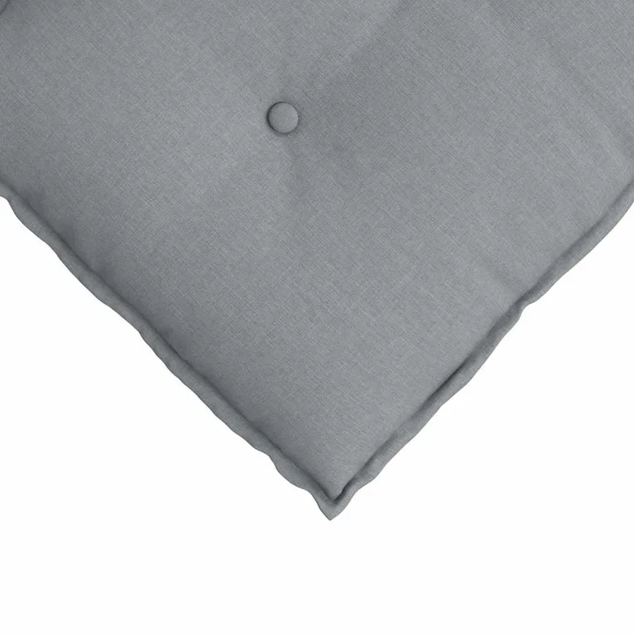 Coussin de Dos Gris clair 140 x 19 x 50 cm tissu - 7