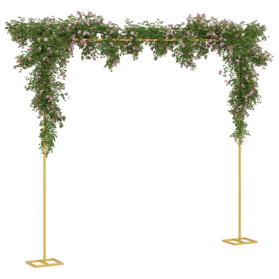 Arche de mariage Doré 338 x 35 x 300 cm Acier - 3