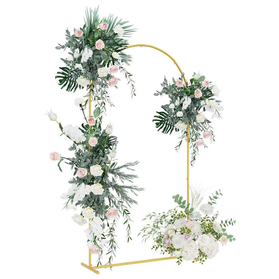 Arche de mariage Doré 100 x 39 x 200 cm Acier - 3