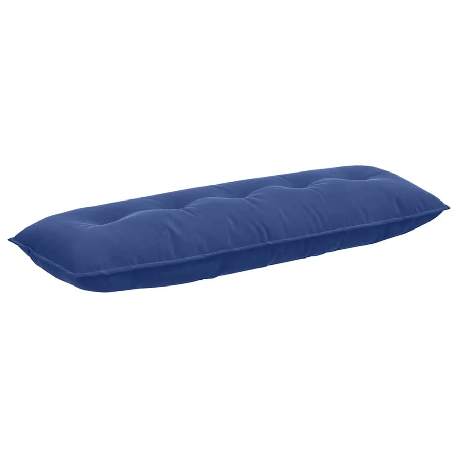 Coussin de Dos Bleu police 140 x 50 cm Tissu en velours côtelé - 2
