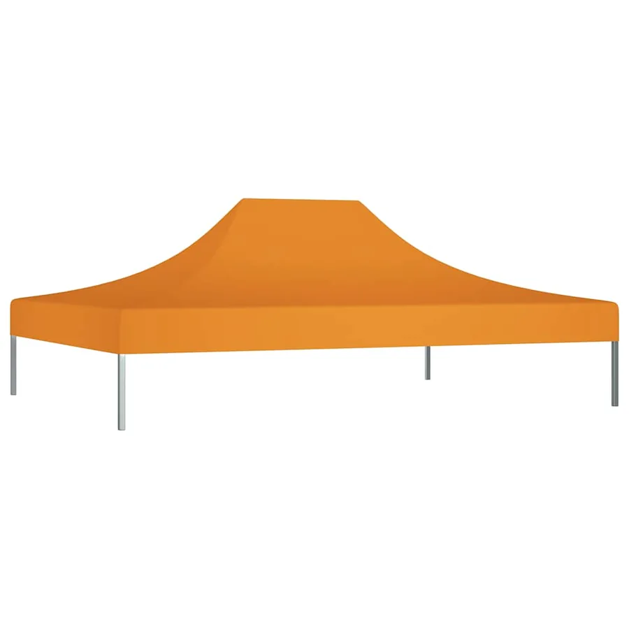 Toit de tente de réception 4x3 m Orange 270 g/m² - 3