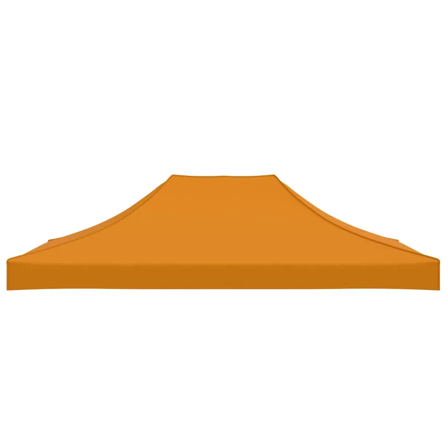 Toit de tente de réception 4x3 m Orange 270 g/m² - 4