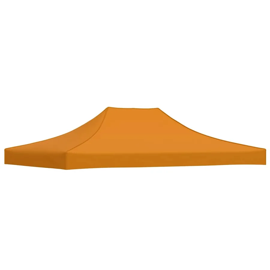 Toit de tente de réception 4x3 m Orange 270 g/m² - 5