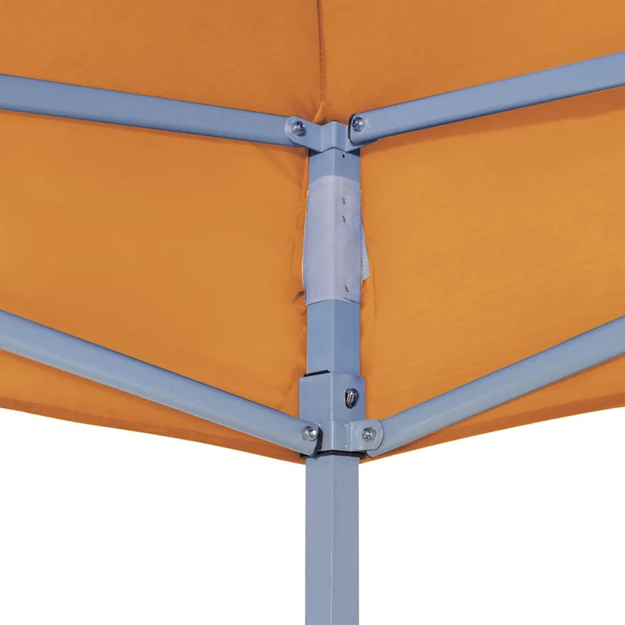 Toit de tente de réception 4x3 m Orange 270 g/m² - 6