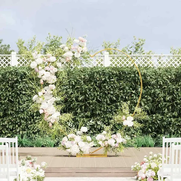Arche de mariage Doré 195 x 35 x 211 cm Acier