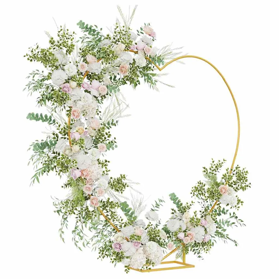 Arche de mariage Doré 195 x 35 x 211 cm Acier - 3