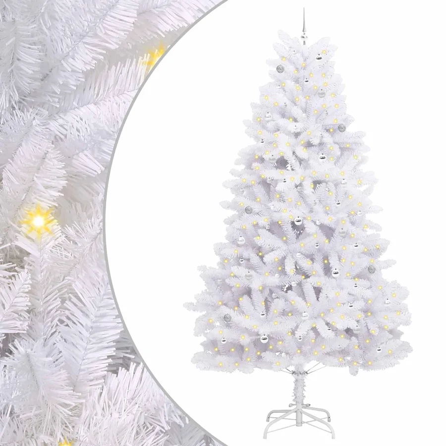 Sapin de Noël Artificiel à Branches Articulées Blanc 300 cm - 2