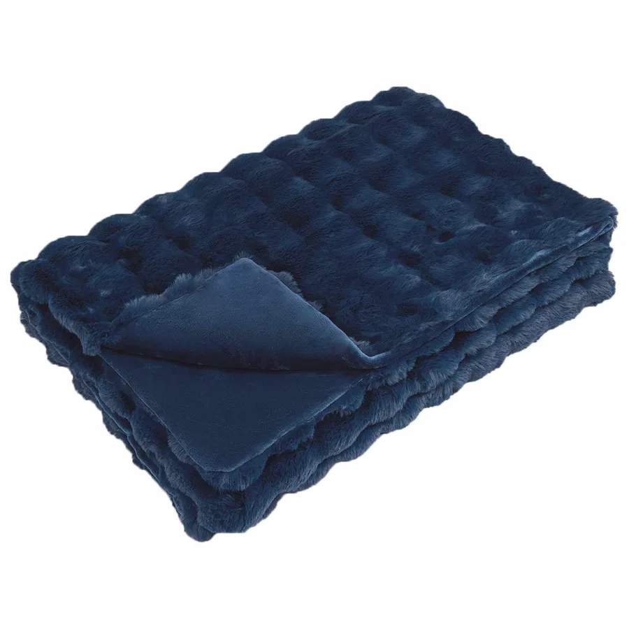 Couverture antidérapante en fausse de lapin Olite 4 pcs - 5