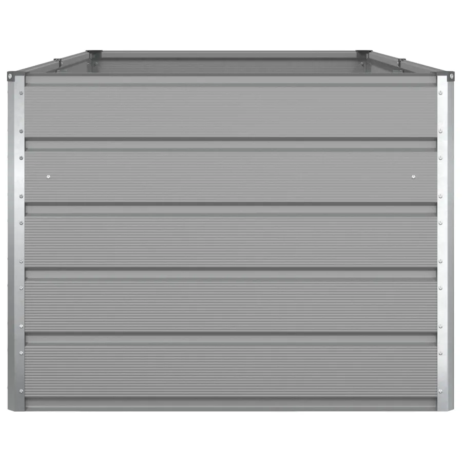 Jardinière Gris clair 195 x 100 x 75 cm Acier galvanisé - 6