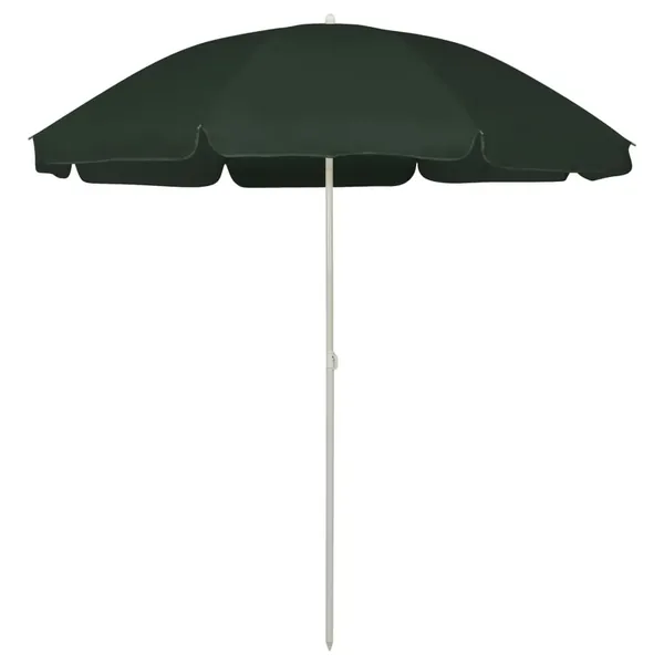 Parasol de plage vert 240 cm