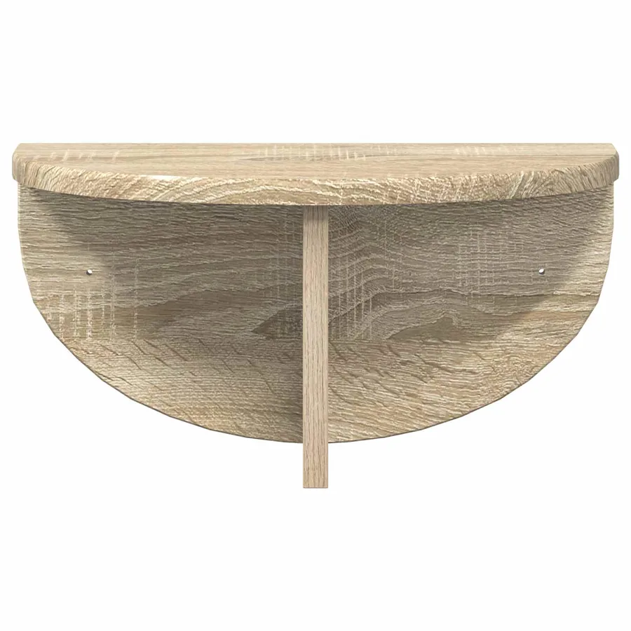 Étagère Murale Montage mural 2 pcs Chêne Sonoma 38 x 19 x 19 cm - 6
