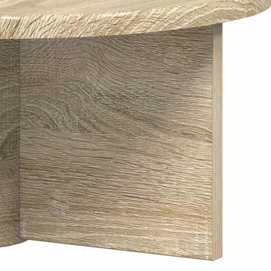 Étagère Murale Montage mural 2 pcs Chêne Sonoma 38 x 19 x 19 cm - 8