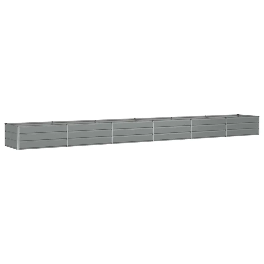 Jardinière Gris clair 600 x 80 x 45 cm Acier - 2