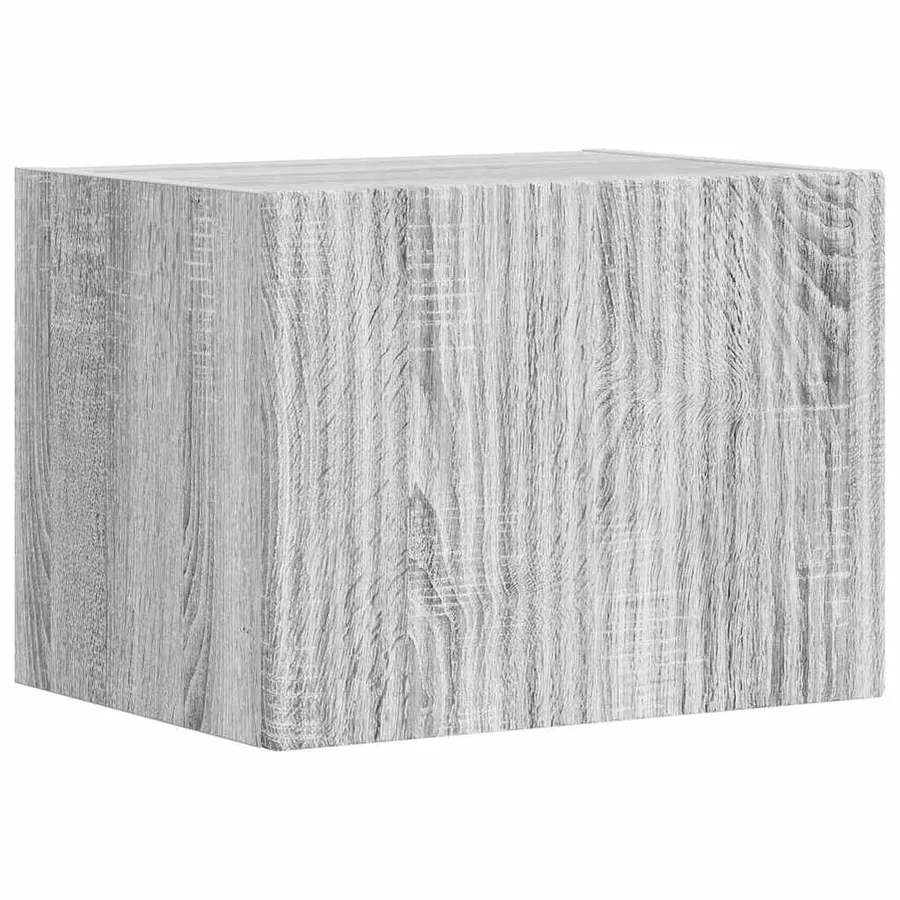 Meuble TV mural Gris Sonoma 39 x 31 x 29,5 cm Bois d'ingénierie - 2