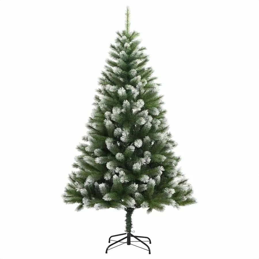 Sapin de Noël artificiel à charnière avec neige en flocons - 5