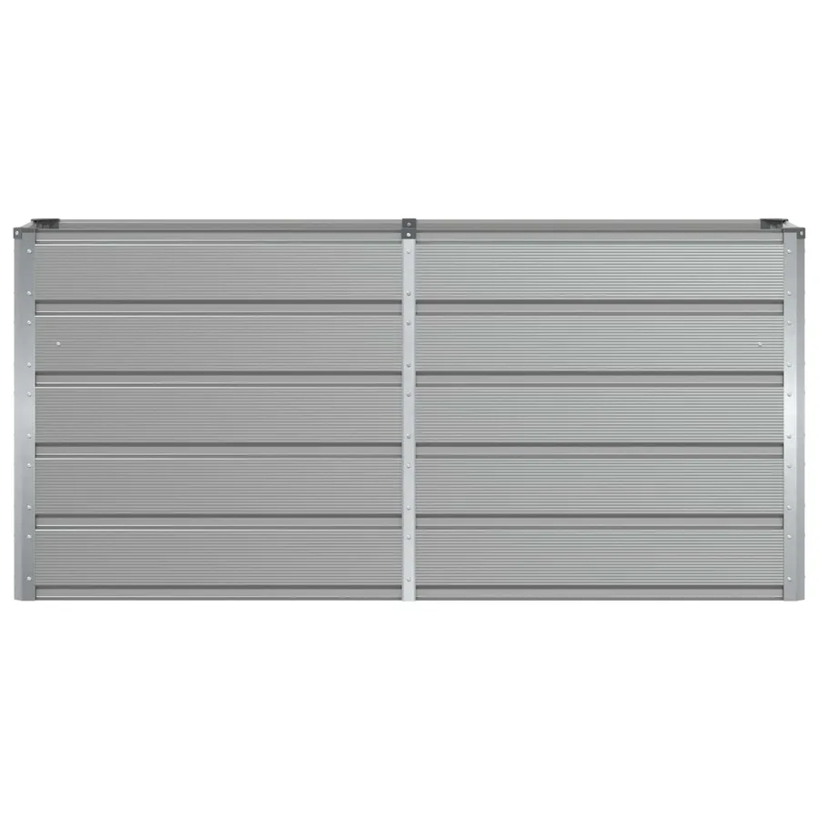Jardinière Gris clair 160 x 40 x 75 cm Acier - 4
