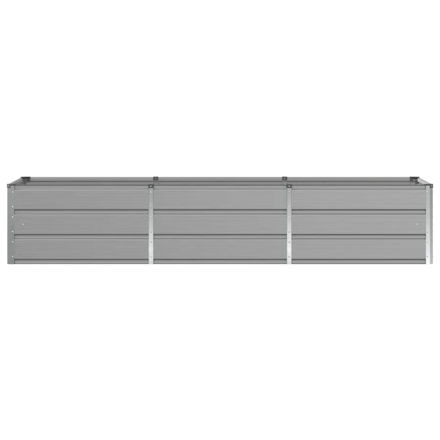 Jardinière Gris clair 240 x 80 x 45 cm Acier - 4