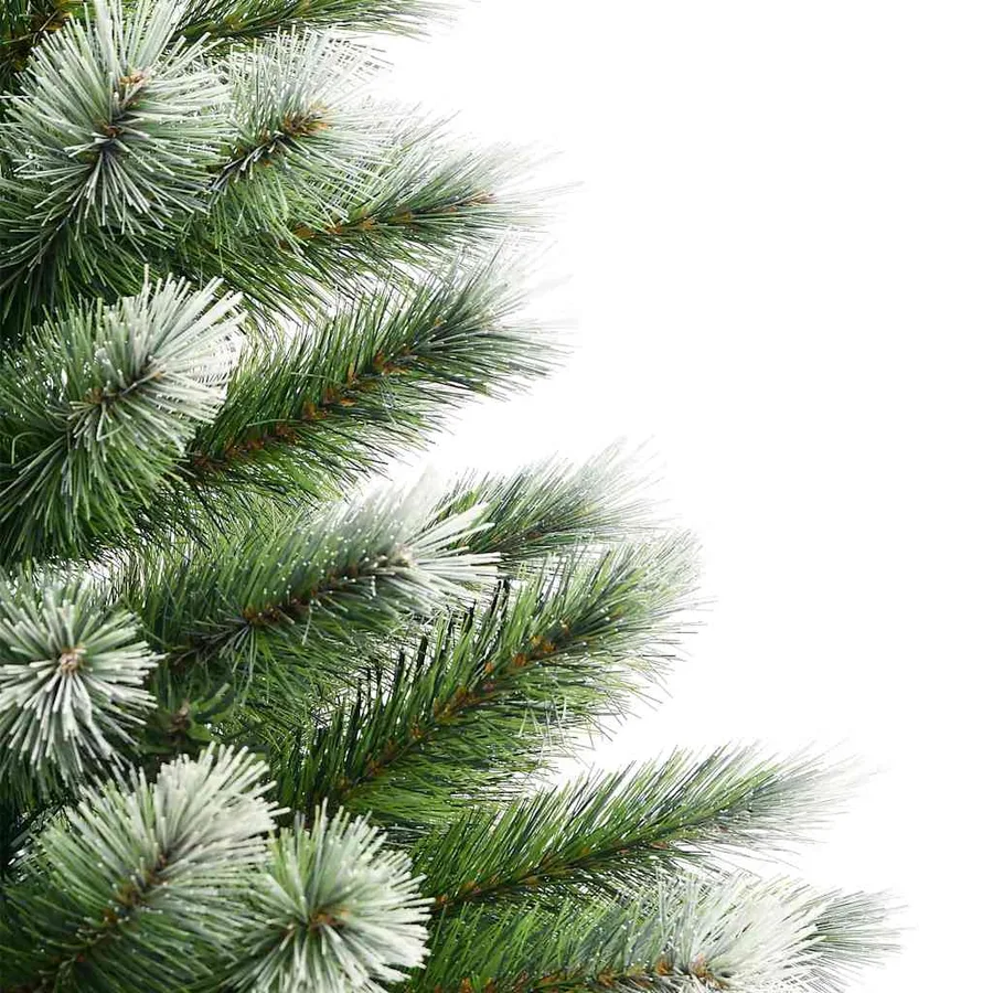 Sapin de Noël artificiel à charnière avec neige en flocons - 11
