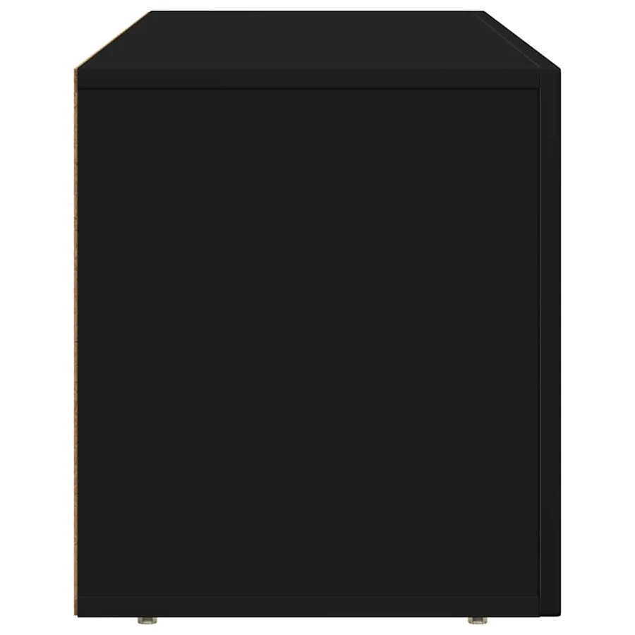 Meuble TV ELST 100 x 35 x 40 cm Noir Bois d'ingénierie - 6