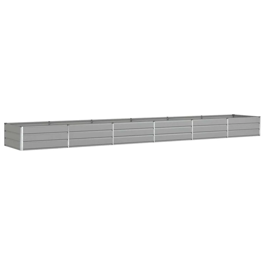 Jardinière Gris clair 580 x 100 x 45 cm Acier galvanisé - 2