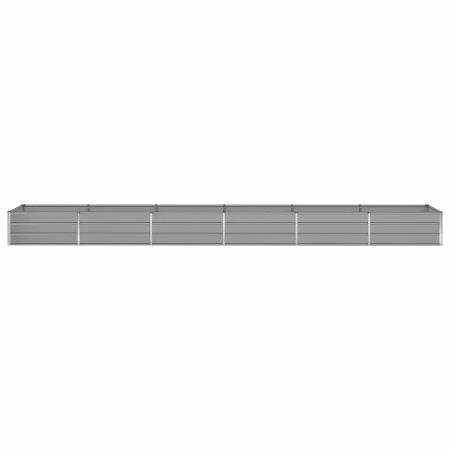 Jardinière Gris clair 580 x 100 x 45 cm Acier galvanisé - 5