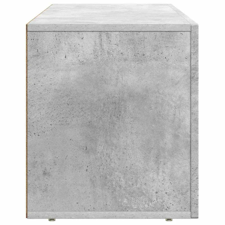 Meuble TV ELST 100 x 35 x 40 cm Gris béton Bois d'ingénierie - 6