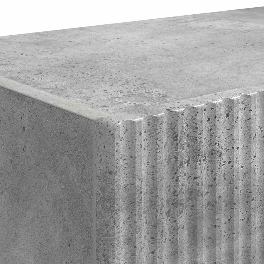 Meuble TV mural 2 pcs Béton 39 x 31 x 29,5 cm Bois d'ingénierie - 10