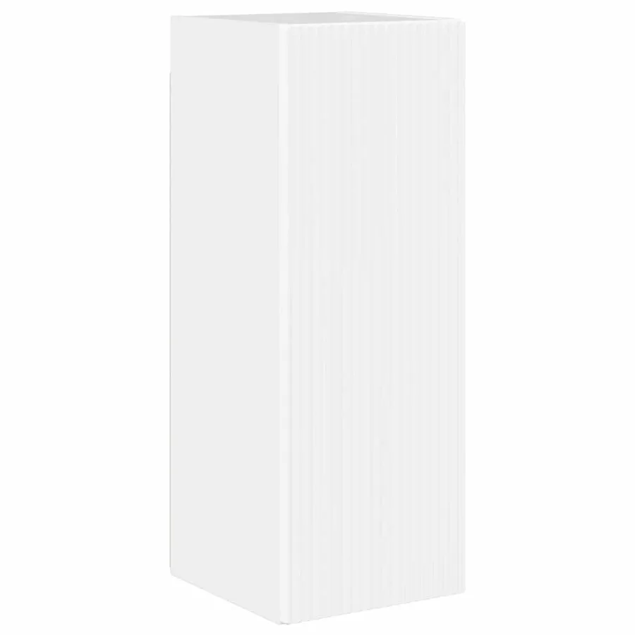 Meuble TV mural 2 pcs Blanc Brillant 30 x 31 x 80 cm - 5