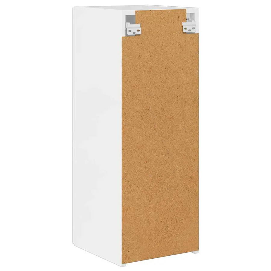Meuble TV mural 2 pcs Blanc Brillant 30 x 31 x 80 cm - 9