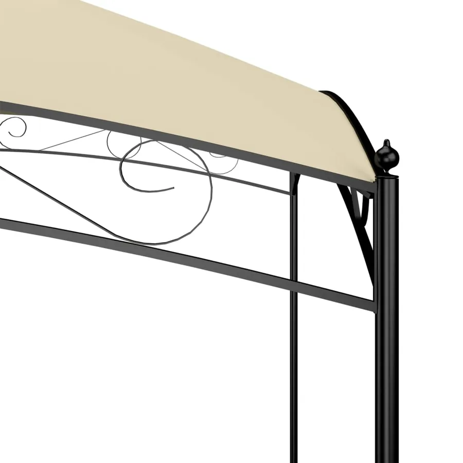 Belvédère 3x4x2,65 m Crème 180 g/m² - 4