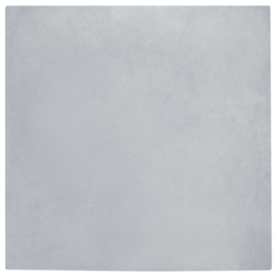 Tapis antidérapant en fausse de lapin OLITE Gris 120 x 120 cm - 2