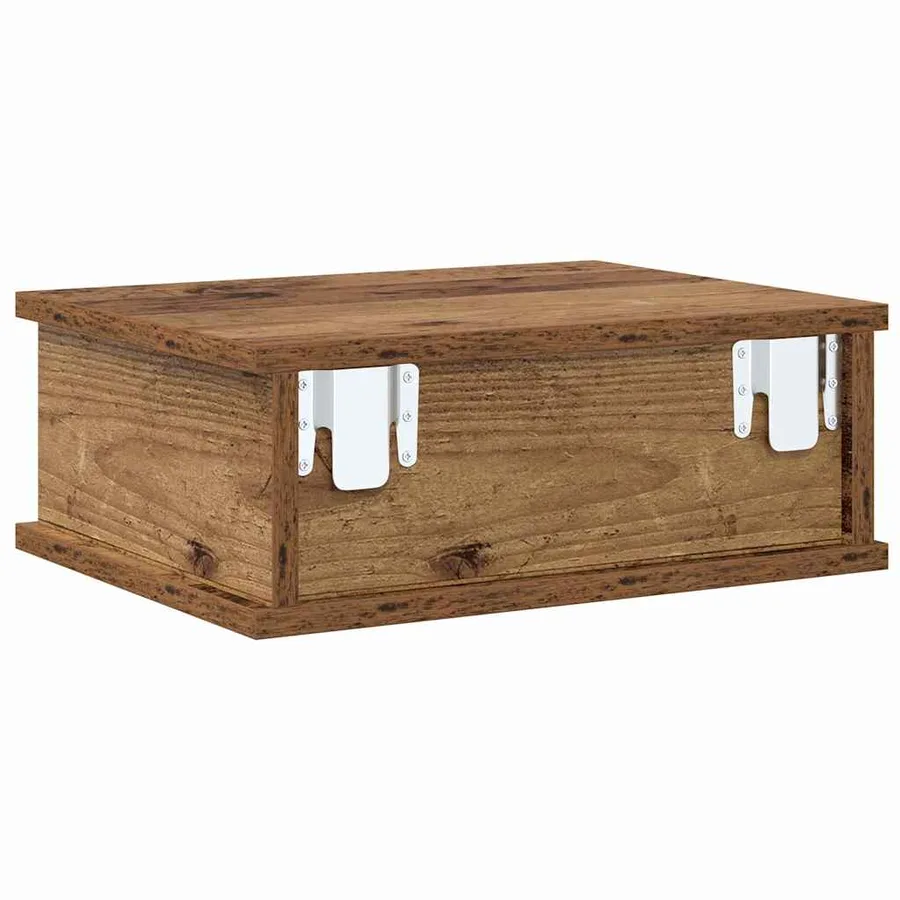 Table de chevet Bois ancien 40 x 31 x 15 cm Bois d'ingénierie - 7