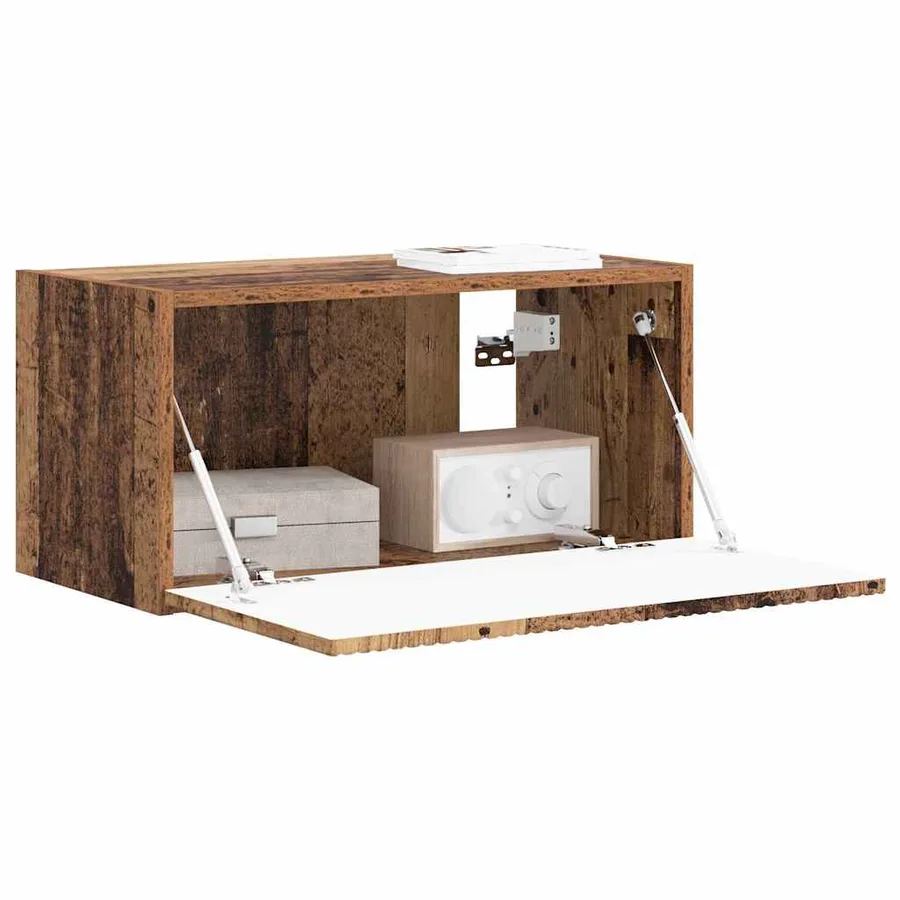 Meuble TV mural Bois Ancien 60 x 31 x 29,5 cm Bois d'ingénierie - 3