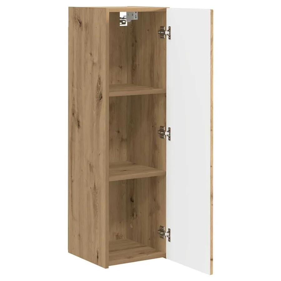 Meuble TV mural 2 pcs Chêne artisan Bois d'ingénierie - 6