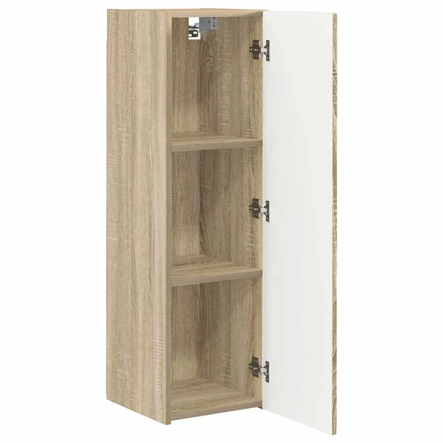 Meuble TV mural 2 pcs Sonoma 30 x 31 x 100 cm Bois d'ingénierie - 6