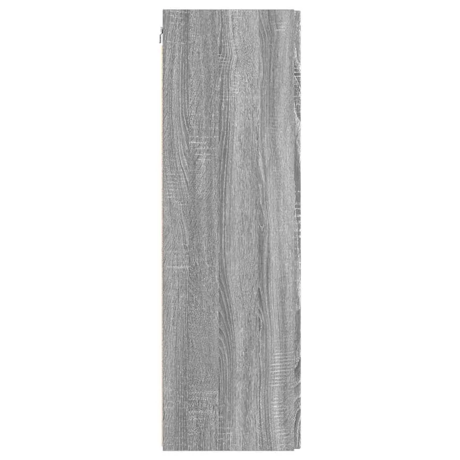 Meuble TV mural Gris Sonoma 30 x 31 x 100 cm Bois d'ingénierie - 7