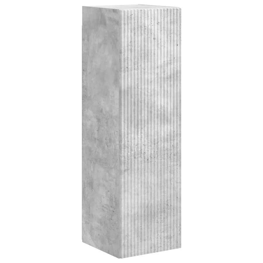 Ensemble meuble TV 4 pcs Gris béton Bois d'ingénierie - 6