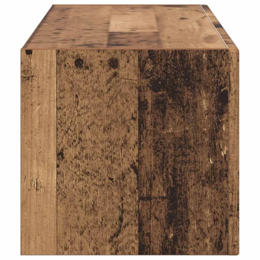 Meuble TV mural Bois Ancien 98 x 31 x 29,5 cm Bois d'ingénierie - 7