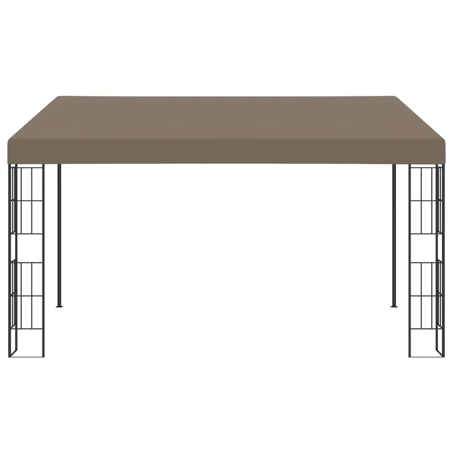 Belvédère mural 4x3 m Taupe Tissu - 2