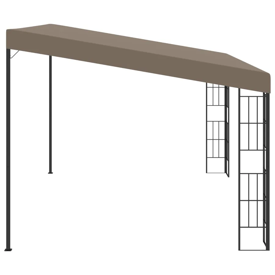 Belvédère mural 4x3 m Taupe Tissu - 3