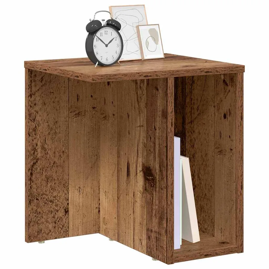 Table d'appoint 2 pcs Bois ancien 37 x 32 x 40 cm - 3