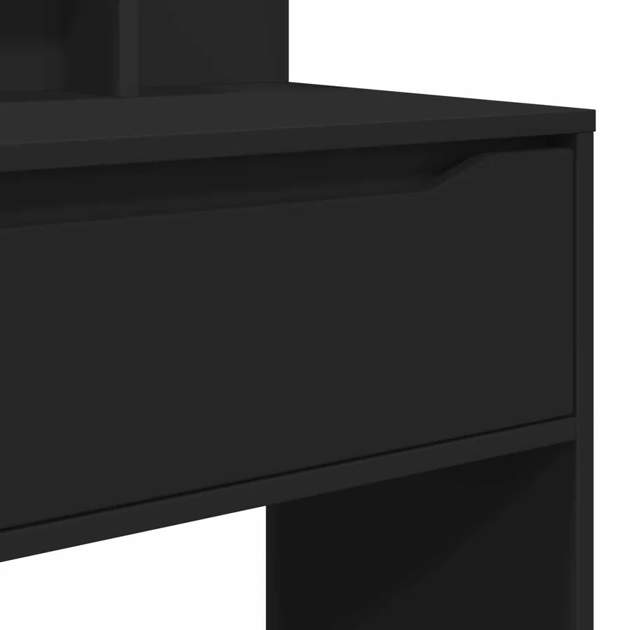 Tables de maquillage pour chambre Noir 80 x 39,6 x 135 cm - 10