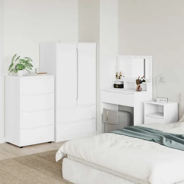 Armoires de rangement Blanc 60 x 48 x 105 cm Bois d'ingénierie