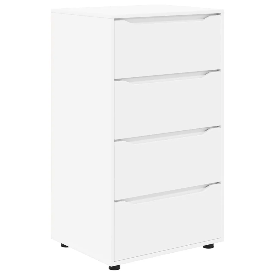 Armoires de rangement Blanc 60 x 48 x 105 cm Bois d'ingénierie - 2