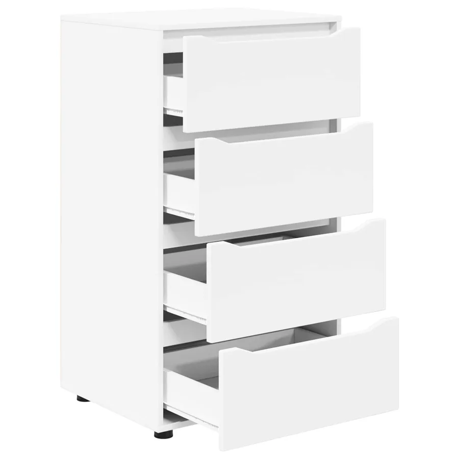 Armoires de rangement Blanc 60 x 48 x 105 cm Bois d'ingénierie - 7