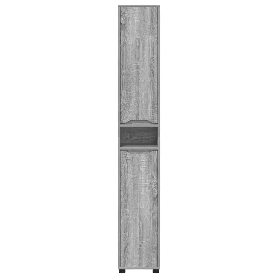 Cabinet de salle de bain Gris Sonoma 30,5 x 30 x 195 cm - 6