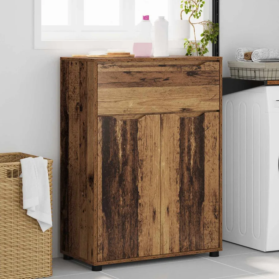 Cabinet de salle de bain Bois Ancien 72,5 x 36,5 x 100 cm - 4