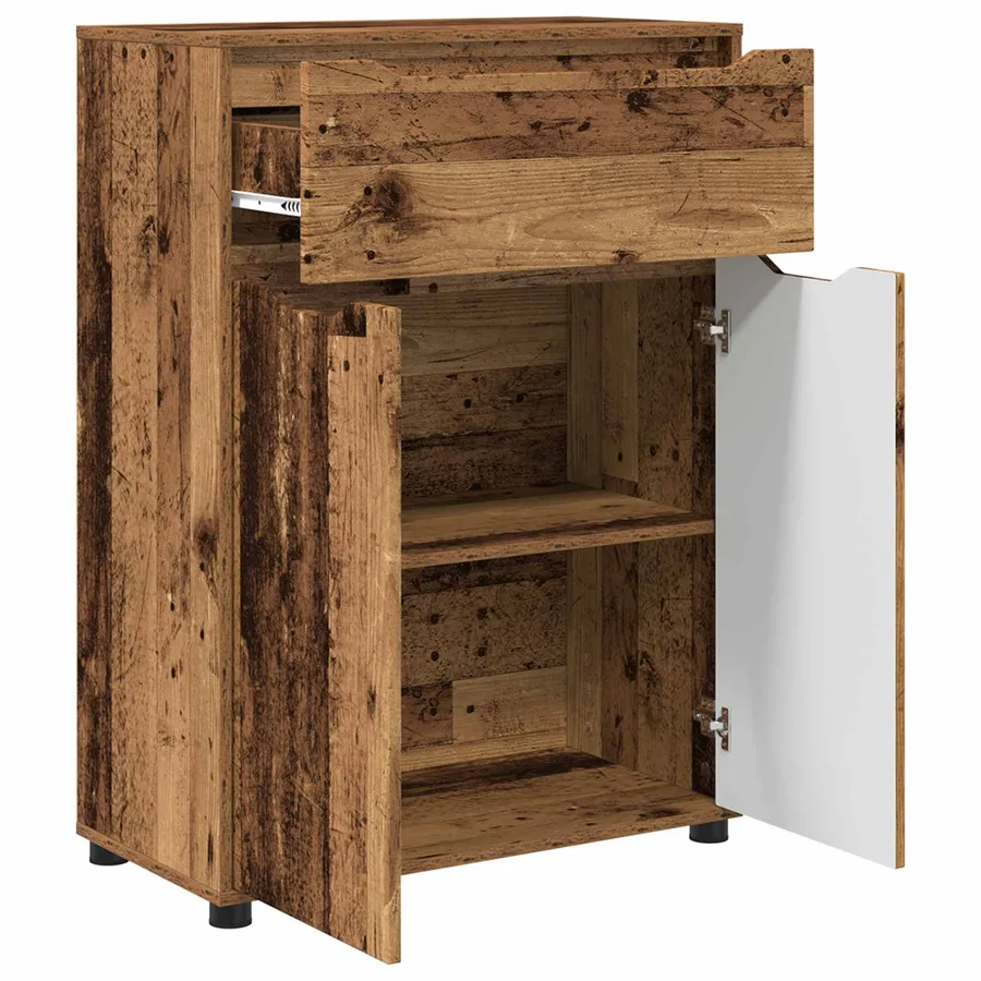 Cabinet de salle de bain Bois Ancien 72,5 x 36,5 x 100 cm - 5