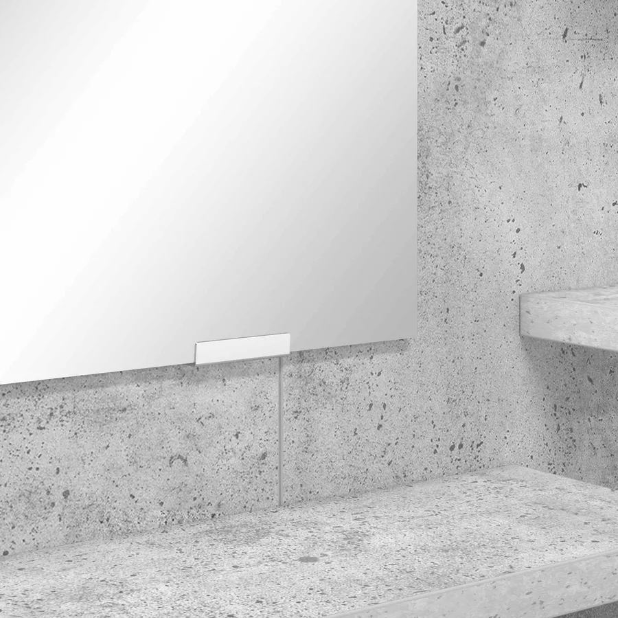 Tables de maquillage pour chambre Gris béton 80 x 39,6 x 135 cm - 11
