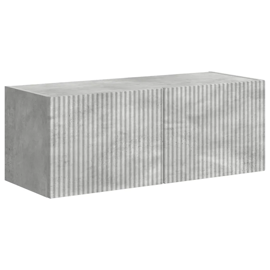 Ensemble meuble TV 6 pcs Gris béton Bois d'ingénierie - 5